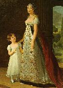 eisabeth Vige-Lebrun, Portrait of Caroline Murat with her daughter